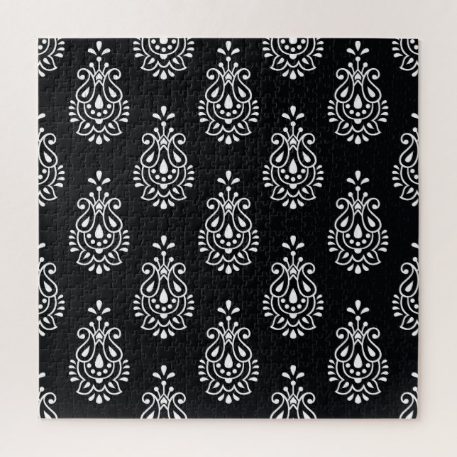 Vintages, durchgängiges, elegantes Muster. Puzzle (Vertikal)