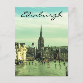 Vintages Edinburgh Postkarte