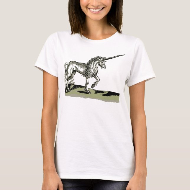 Vintages Einhorn T-Shirt (Vorderseite)
