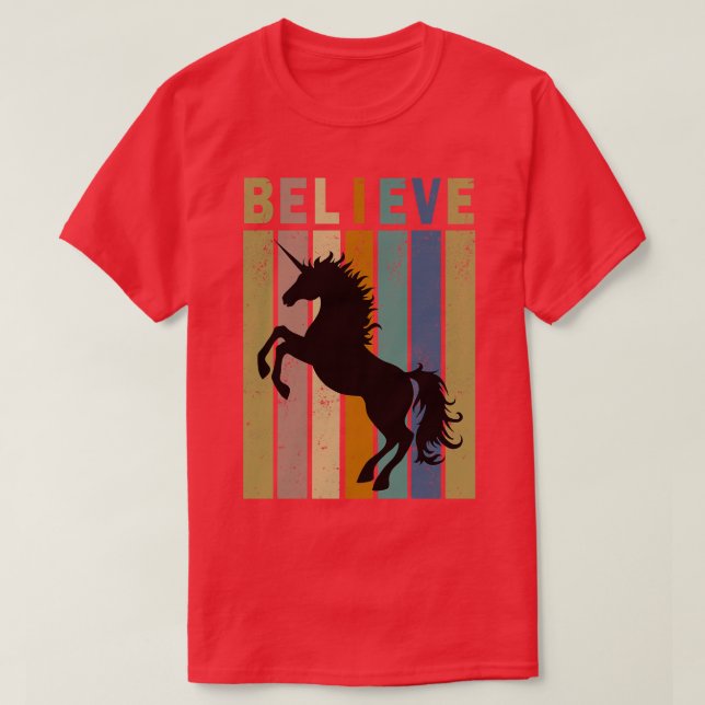 Vintages Einhorn T-Shirt (Design vorne)