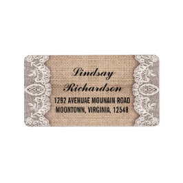 Vintages Einsteck und weiße Adressetiketten