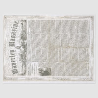 Vintages Eintagsfliegen Decoupage Papier