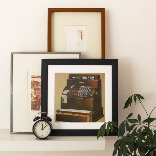 Vintages Einzelhandelsgeschäft, antikes Kassenregi Poster (Von Creator hochgeladen)