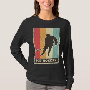 Vintages Eishockey Retro-Poster T-Shirt