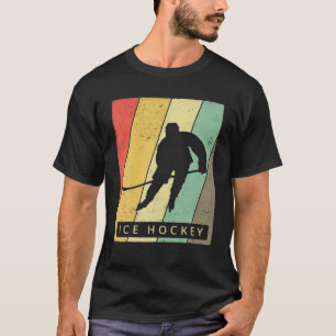 Vintages Eishockey Retro-Poster T-Shirt
