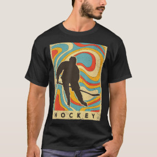 Vintages Eishockey Retro-Poster T-Shirt