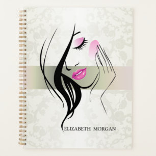 Vintages Elegant, Chic, Spitzen, Girl-Silhouette Planer