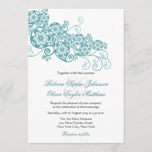 Vintages Elegantes Floral Paisley Boho Einladung