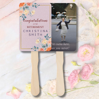 Vintages elegantes Party für Aquarellbilder Fächer