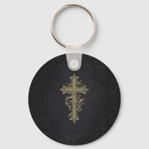 Vintages elegantes verziertes viktorianisches schlüsselanhänger