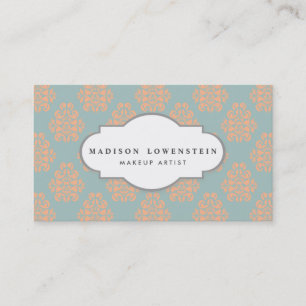 Vintages elegantes visitenkarte