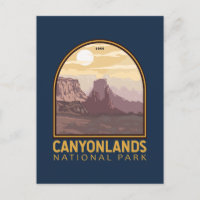 Vintages Emblem im Canyonlands-Nationalpark