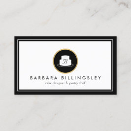 Vintages Emblem-Logo-Bäckerei III Visitenkarte