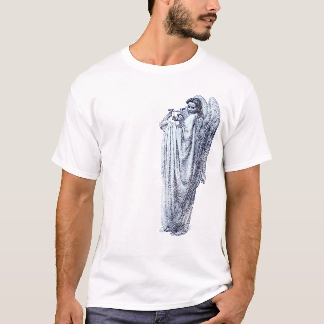 Vintages Engel-Beunruhigt T-Shirt (Vorderseite)