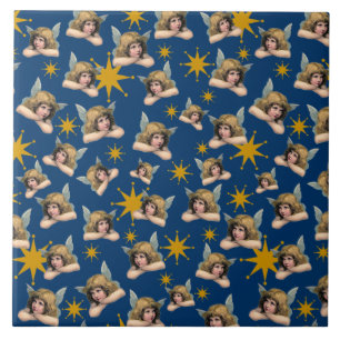 Vintages Engel Fliese