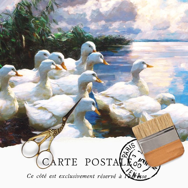 Vintages Entengewebe Seidenpapier (Von Creator hochgeladen)