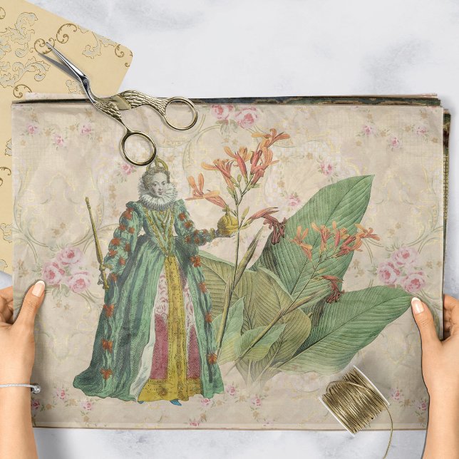 Vintages Entfärbungspapier Seidenpapier (Von Creator hochgeladen)