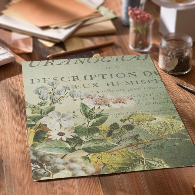 Vintages Entfärbungspapier Seidenpapier (Von Creator hochgeladen)