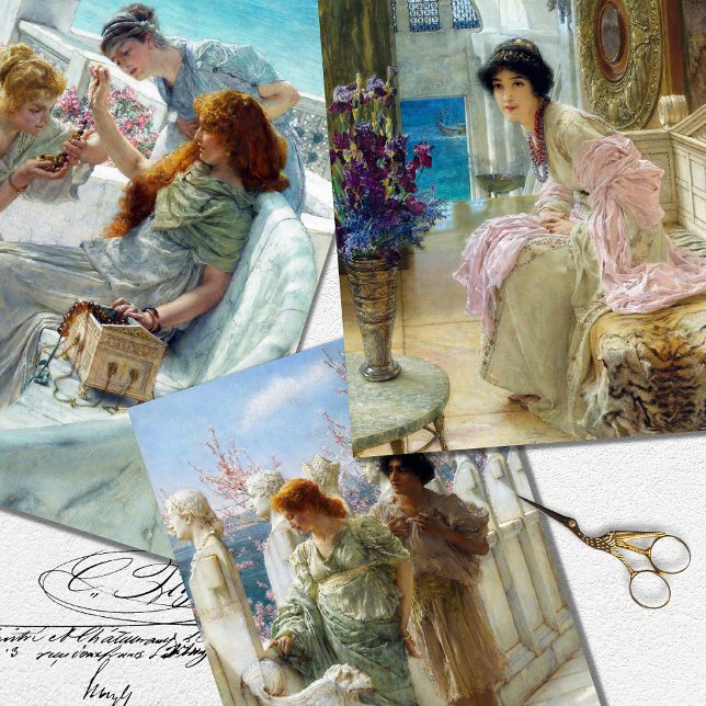 Vintages Entpackpapier für Frauen Geschenkpapier Set (Von Creator hochgeladen)