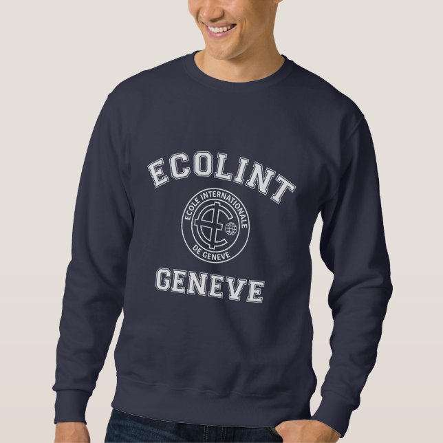 Vintages Entwurf Ecolint Sweatshirt (Vorderseite)