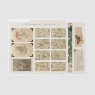 Vintages Ephemera Nr. 2 Tissue Paper Seidenpapier
