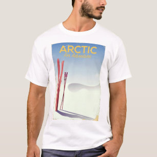 Vintages Erlebnisposter für Arktis T-Shirt