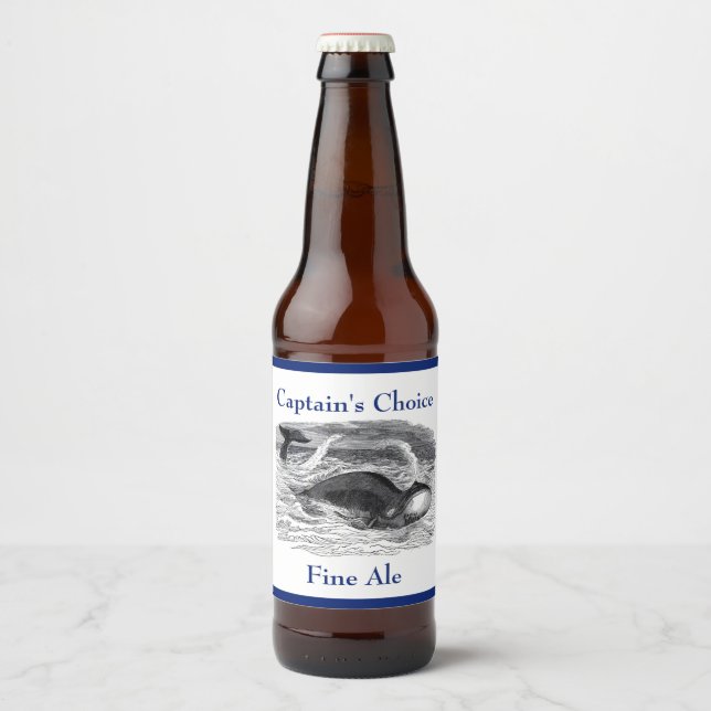 Vintages Etikett für Whalbeben (Vorderseite)