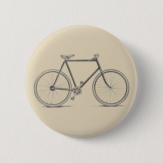 Vintages Fahrrad-Abzeichen Button (Vorderseite)
