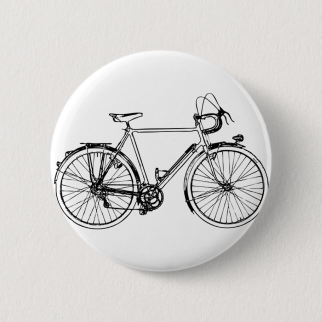Vintages Fahrrad Button (Vorderseite)