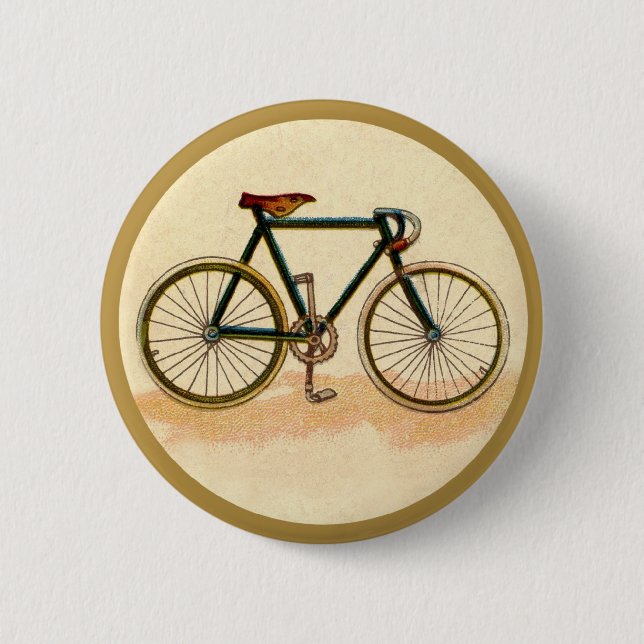 Vintages Fahrrad Button (Vorderseite)