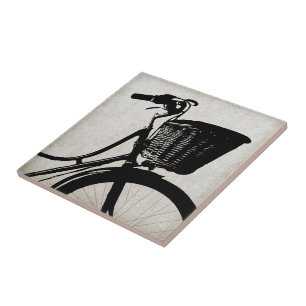 Vintages Fahrrad Fliese