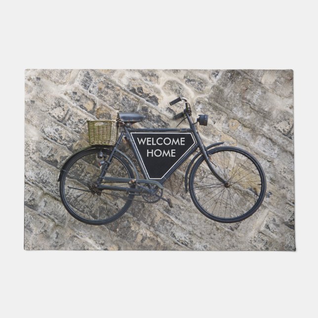 Vintages Fahrrad Fußmatte (Vorderseite)