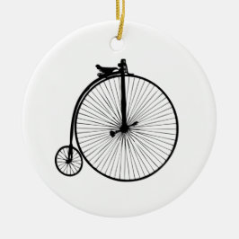Vintages Fahrrad Keramik Ornament