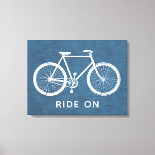 Vintages Fahrrad Leinwanddruck