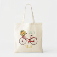 Vintages Fahrrad mit Sonnenblumen