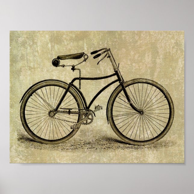 Vintages Fahrrad Poster (Vorne)