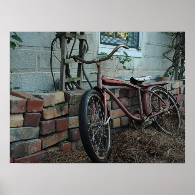 Vintages Fahrrad Poster (Vorne)