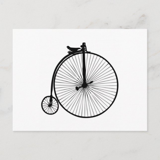 Vintages Fahrrad Postkarte (Vorderseite)