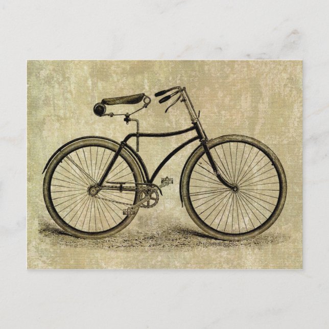 Vintages Fahrrad Postkarte (Vorderseite)