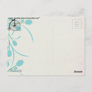 Vintages Fahrrad Postkarte