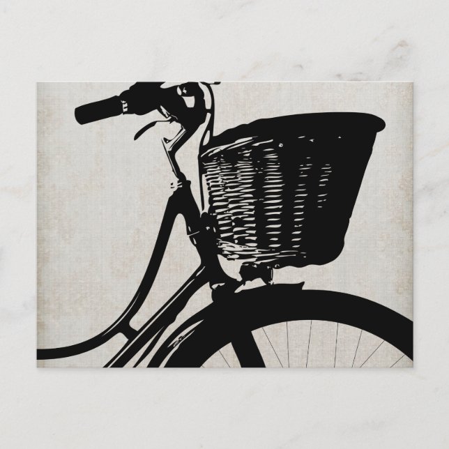 Vintages Fahrrad Postkarte (Vorderseite)