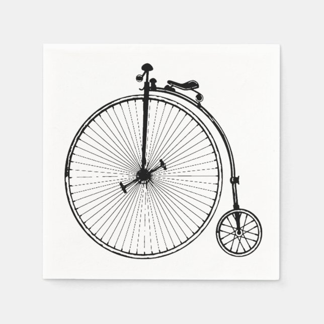 Vintages Fahrrad Serviette (Vorderseite)