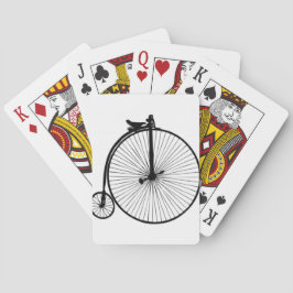 Vintages Fahrrad Spielkarten