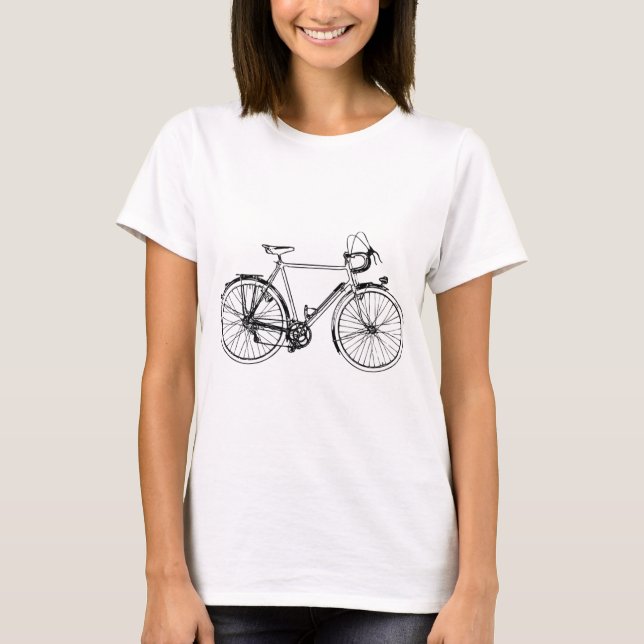 Vintages Fahrrad T-Shirt (Vorderseite)