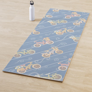 Vintages Fahrrad Yoga Mat Yogamatte
