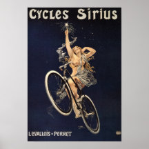 Vintages Fahrradposter - Fahrradsirius