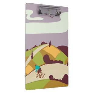 Vintages Fahrradposter Klemmbrett