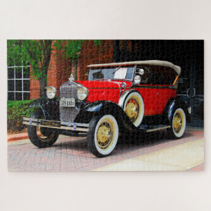 Vintages Fahrzeug wiederherstellen Puzzle