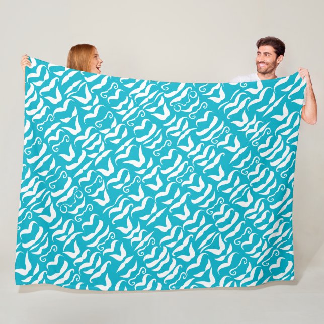 Vintages Farbmuster Fleecedecke (Beispiel)