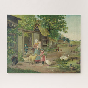 Vintages Farm Foto Puzzle